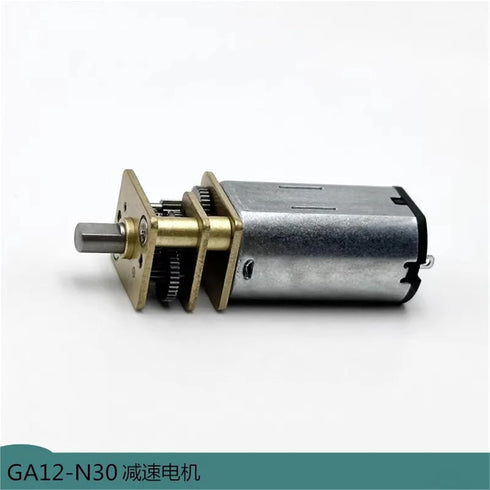 ATNVSE N30 3V 3.7V 5V 600RPM 1Pcs Mini Gear Motor DC Fast Speed Full Metal Gearbox Gear Reduction Motor DIY Lock Smart