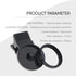37mm CPL Polarizing Lens Filter, Portable Polarizer for Camera Lens, Mobile Phone Clip Designed