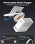 Gitryin 40W 33.5in iPhone14/13/12, Portable Charger Block, Retractable Wall Charger, PD Fast Charging Block