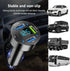 4 Ports USB Car Charger with Voltmeter, Type C PD 3.1/QC 3.0 Fast Charging Cigarette Lighter Plug for iPhone 14 13 12
