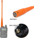 HYS 2m 70cm 2 136-174/400-470Mhz VX-3R VX-6R VX-7R VX-8R VX-150 FT-60R MD-UV380 SMA Male Antenna, VHF UHF Soft Whip Way