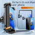 Lupholue 360 4.7" 12.9" Universal Adjustable Tablet Holder Mount for Treadmill, Spin Bike, Stroller, Wheelchair, Golf