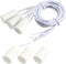 uxcell 3pcs N.O. Recessed Wired Security Window Door Contact Sensor Alarm Magnetic Reed Switch White RC-33