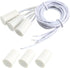 uxcell 3pcs N.O. Recessed Wired Security Window Door Contact Sensor Alarm Magnetic Reed Switch White RC-33