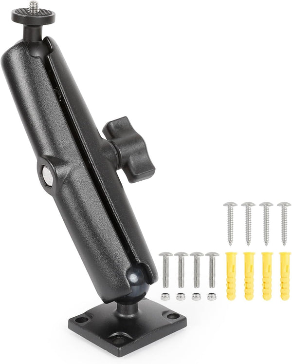 FPN Heavy-Duty Trail Camera Wall/Desktop Mount with 1/4"-20 Thread, Aluminum Long Arm, Dual