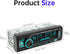 ePathChina 12V MP3 FM/MP3/WMA/FLAC/AUX/TF Car Audio Bluetooth Single DIN Car Stereo, Car FM/AM Radio LCD VA Screen Car