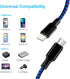 cugunu USB C to Lightning Cable 5 Pack 3/3/6/6/10FT, MFi Certified Power Delivery Fast Charging Cord for iPhone