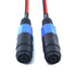 Banana Plugs to Speakon Speaker Adapter Cable 12awg 6in/2 Pack