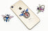Bee Shape Style Alloy Color Paint Panel 360° Rotation Cell Phone Ring Holder Stand, Compatible with iPhone Samsung LG