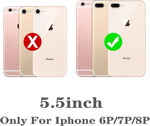 iPhone 8 Plus/7 Plus Case, Don't Tread On Me American Us Flag Retro PC Backplane Protection + Soft Silicone TPU