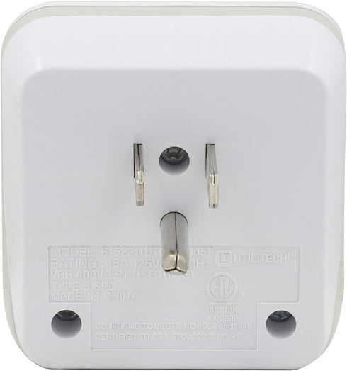 Prime Wire PB802105 1-Outlet Large Appliance Surge Protector with Alarm