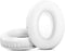 Replacement Earpad Cups Cushions for Zihnic Wireless Over-Ear Headset, Foam Ear Pad Covers (White)