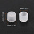 uxcell 20pcs Clear RCA Female Connector Socket Jack Plug Protector Caps for DVD Amplifier