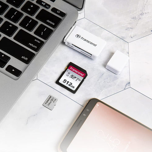 Transcend SDC300S 128GB 100MB/s, U1 V10, 10 SDXC SD Card, Compatible with DSLR Cameras/ Digital Cameras / Trail Cameras