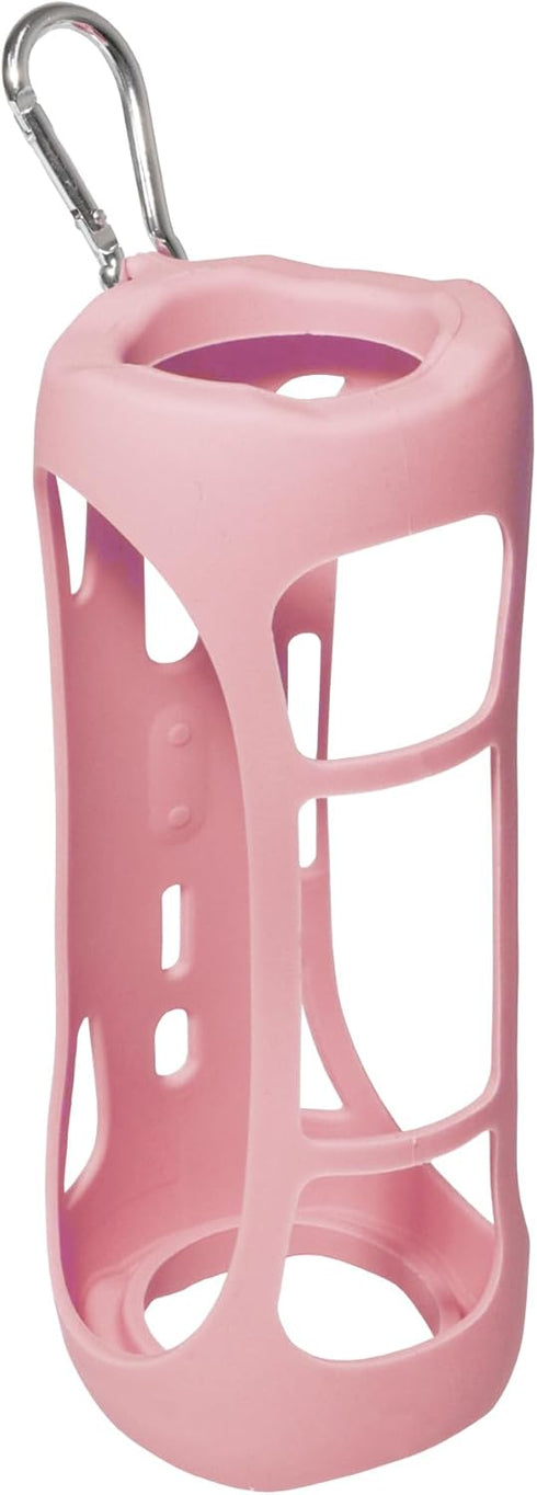 Alltravel Silicone Cover Skin for JBL Flip 6 Portable Bluetooth Speaker, Customized Protection Solution (Pink)