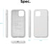 elago iPhone 11 Case, White, Liquid Silicone Full Body Protective Cover with Shockproof & Anti-Scratch Microfiber Lining