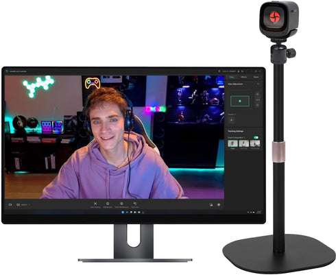 AceTaken 18'' PowerConf-C200,AnkerWork-C310 Tabletop Webcam Stand, Heavy-Duty Webcam Tripod Holder Compatible