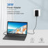 12V 3A Charger for Jumper EZbook X3 X4 S4 2 3 3s 3l Pro, EZpad 6 Pro, Chuwi HeroBook, Ubook, AeroBook, LapBook, Xidu