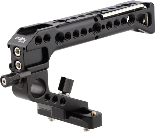 LEFTFOTO Camera Cage Top Handle, NATO Rail Standard with 7mm NATO Rail for DSLR Camera Cage