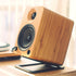 Kanto S4 Tilted Desktop Speaker Stands for Medium Bookshelf Speakers, Supports 8 lbs, Pair, Black