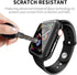 Smiling Case Compatible with Apple Watch SE 2 (2024)/SE/Series 6/5/4 44mm with Built-in Tempered Glass Screen Protector