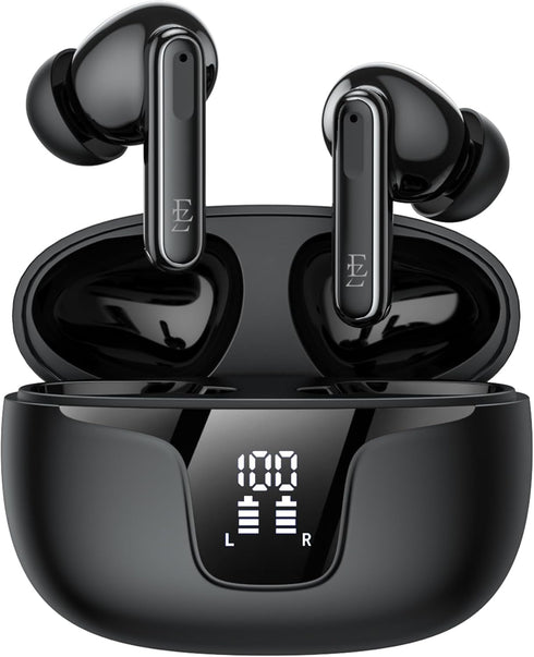 Wireless Earbuds, Bluetooth 5.3 with Hybrid 3X Active Noise Cancelling, 48dB, 45H Playtime, IPX7 Stereo Headphones for