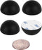 1.25" Platinum Silicone Speaker Isolation Pads - 4-Pack Non-Skid Adhesive Feet for Record Player and Subwoofer Isolation