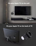 Wall Mount for Apple TV, Anti-Theft Holder Fit for Ceiling Mount Compatible with Apple TV 2nd / 3rd / 4th / 5th