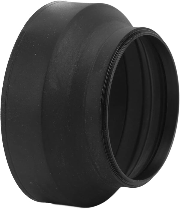 Camera Lens Hood Shade, Rubber Metal Collapsible, Reduces Sunlight for Various Brands (82mm)