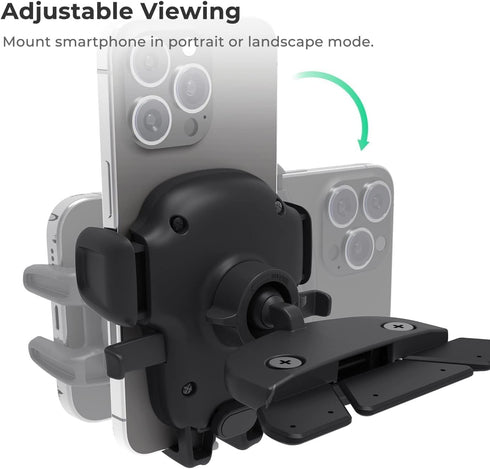 iOttie Easy One Touch Signature CD Slot Mount - Universal Car Phone Holder for iPhone, Google, Samsung, Moto, LG