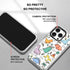 MOSNOVO iPhone 15 Pro Case - Clear TPU Bumper with Cute Joyful Dinosaur Design, 6.1" Drop Impact Protection