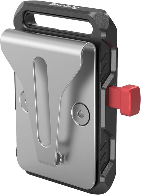 SmallRig Mini V Mount Battery Plate, V-Lock Mount with Belt Clip for Camera Power Supply - 2990