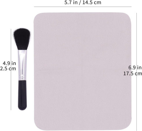 FUSMYE 2 Pack Silicone Air Blower Blaster Pump Dust Cleaner with Cleaning Brush Cloth, Camera Cleaning Kit Camera Lens