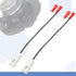Front Dash Tweeters Speaker Wiring Harness Adapter Connector, Plug Replacement for Dodge Ram Jeep Cherokee 2005-2022