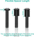 WALI Set M4 M5 M6 M8 80 inch Universal TV Mounting Hardware Kit Includes TV Screws and Spacer Fit Most TVs up