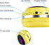 Kids Bluetooth Headphones, Colorful LED Lights Wireless Cartoon Headphones, Over Ear Headphones with Built-in Mic for