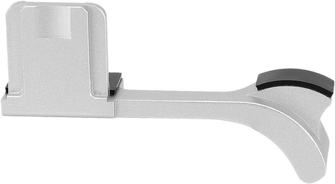 Haoge Metal Thumbs Up Hand Grip for Leica Q2 Camera, Silver Hot Shoe Thumb Up Rest