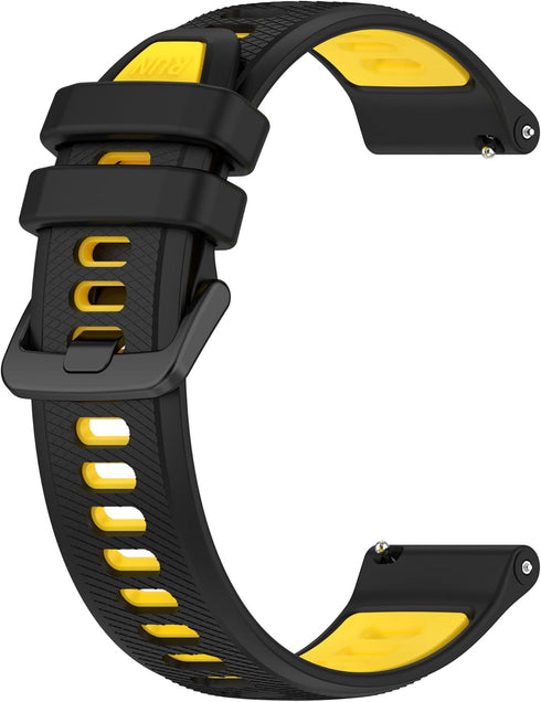 Garmin Forerunner 265 Bands for Women Men, 22mm Quick Release Sport Silicone Replacement Straps for COROS Apex 2