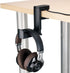 KIWIFOTOS Headphone Stand with 4 USB Ports Hub, PC Gaming Headset Holder, 360 Degree Rotation Clamp Under Desk