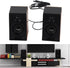 Zopsc Computer Speakers, 2pcs HiFi Deep Bass PC Stereo Speakers with Adjustable Volume for Desktop, Laptop