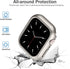 Pocoukate Screen Protector for 41mm Apple Watch Series 7, 8, 9, 12 Pack Tempered Glass Protective Cover Bumper