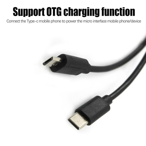 HSEUOPV (5 Replacement USB C to Micro USB Data Transmission Cable, Compatible with Kindle, Camera DJIGPS Game