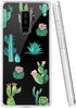 Phone Case for Samsung Galaxy S9 Plus - Soft Clear TPU Shockproof Protective Cover for Girls Women (Cactus)