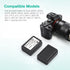 FirstPower NP-FW50 Battery 2-Pack with USB Dual Charger for Sony A6000 A6300 A6400 A6500 A7 A7II A7RII A7SII Cameras