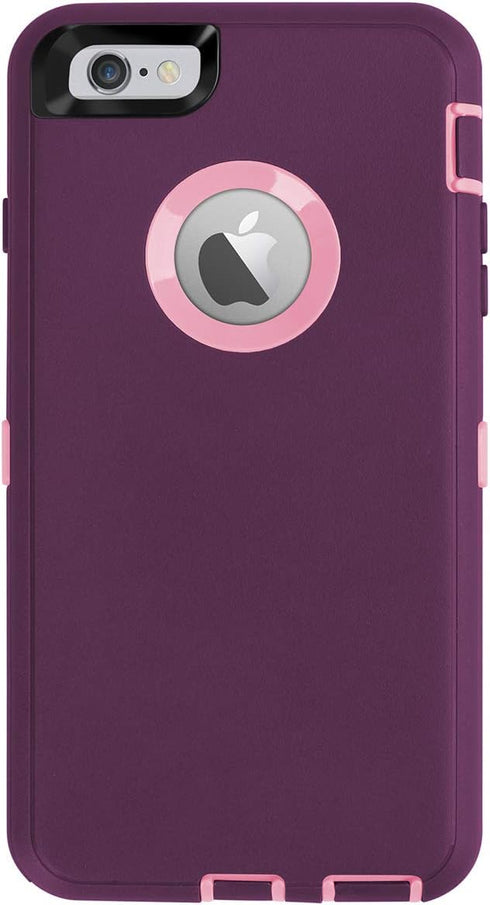 AICase Heavy Duty Case for iPhone 6/6S Plus - Built-in Screen Protector, Rugged Shockproof Cover