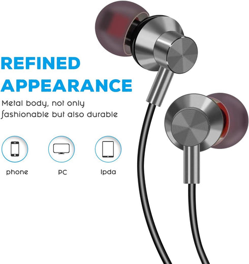 Earphones Wired in Ear Headphones Earbuds for iPhone 14/14 Pro Max /13/13 Pro Max/ 12/12 Mini 11 Pro/11 Pro Max Headphones