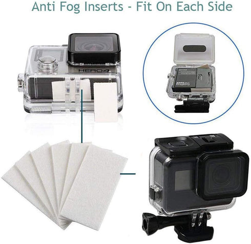 Waterproof Case for Gopro Hero 7 6 5 2018 Black Accessories, Protective Shell with Anti Fog Inserts for Underwater