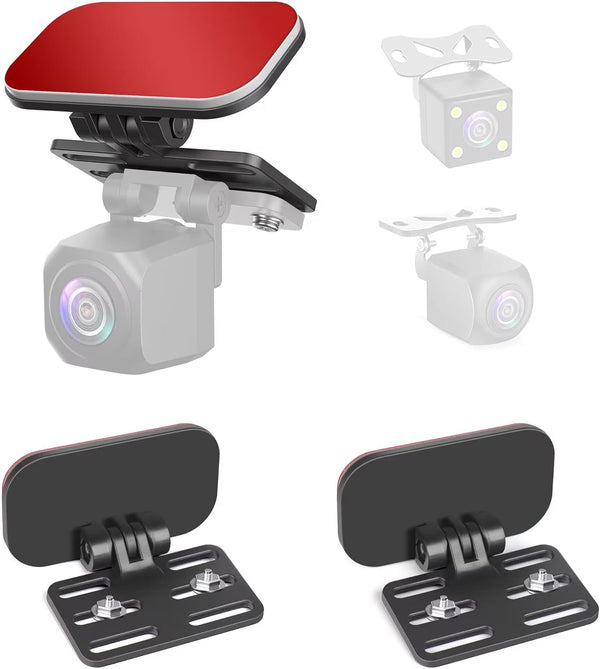 Dash Cam Rear Camera Mount, Universal Rear View Camera Rear Window Mount, Easy to Install, 2 PCS