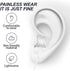 Generic Earbuds Wired in-Ear with Microphone, Ergonomic Design for Secure Fit, Noise Isolation Earphones for Study