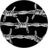 Barbed Wire Tattoo EGirl PopSockets PopGrip: Swappable Grip for Tablets & Phones